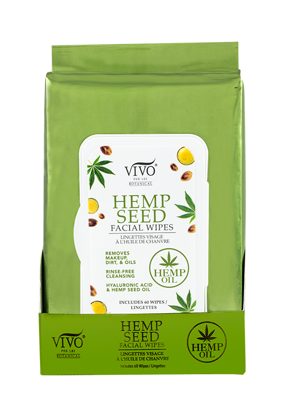 Hemp Seed Facial Wipes