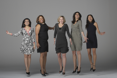 Women of different ethnic backgrounds